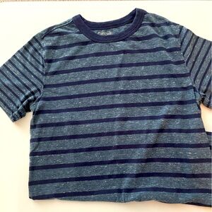 Boys Cherokee Sz L (12-14) Blue Striped SS Tee EUC